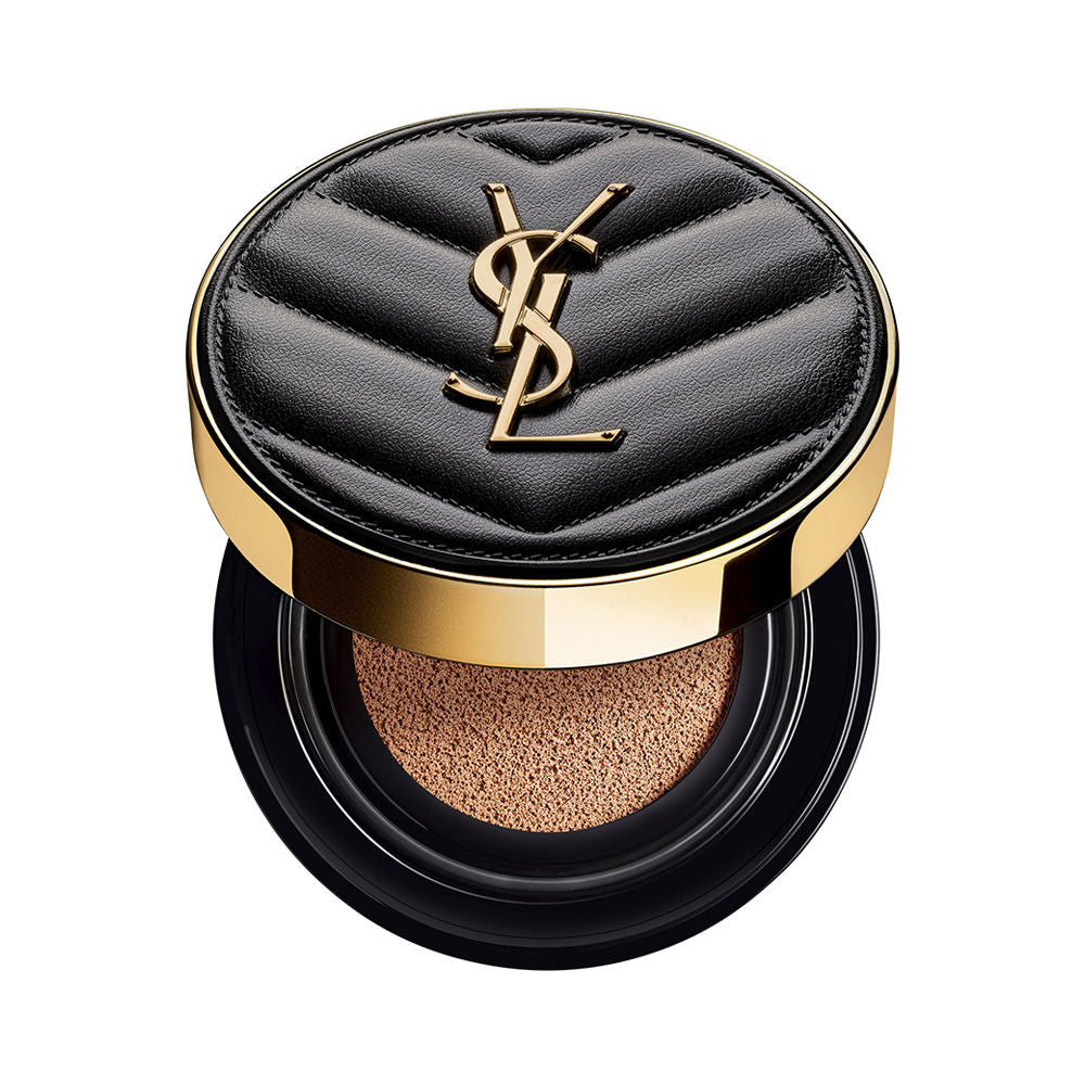 YSL All Hours Lightweight Feather Cushion Foundation Black Leather Cushion 14g (