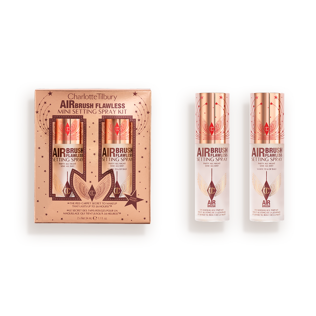 Charlotte Tilbury AIRBRUSH FLAWLESS MINI SETTING SPRAY KIT