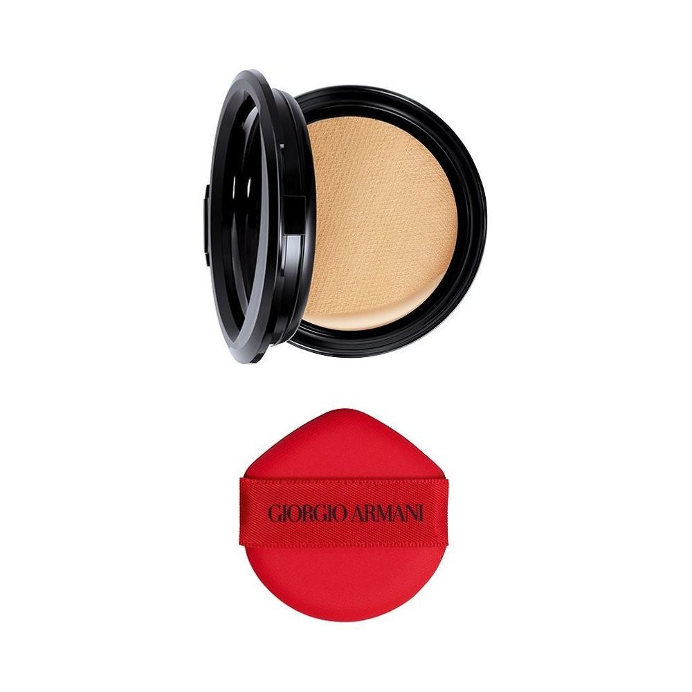 Armani 限量版粉皮革氣墊(粉紅皮革case+紅氣墊芯)