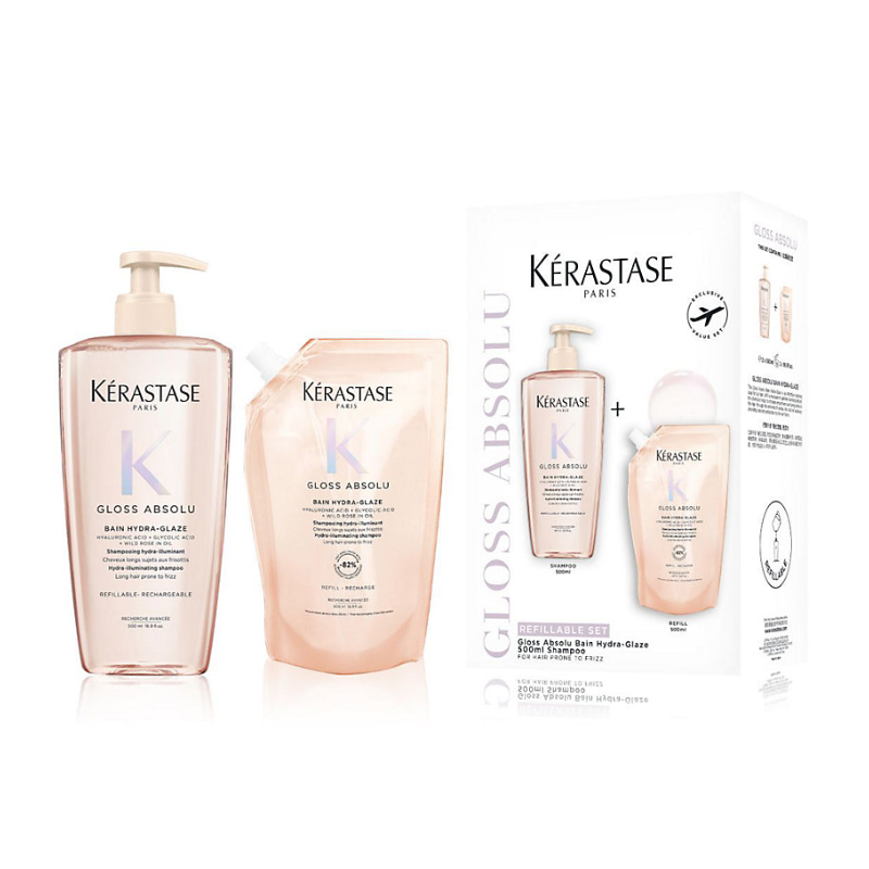 Kérastase Gloss Absolu 釉光玫瑰浴髮乳套裝 500ml+500ml