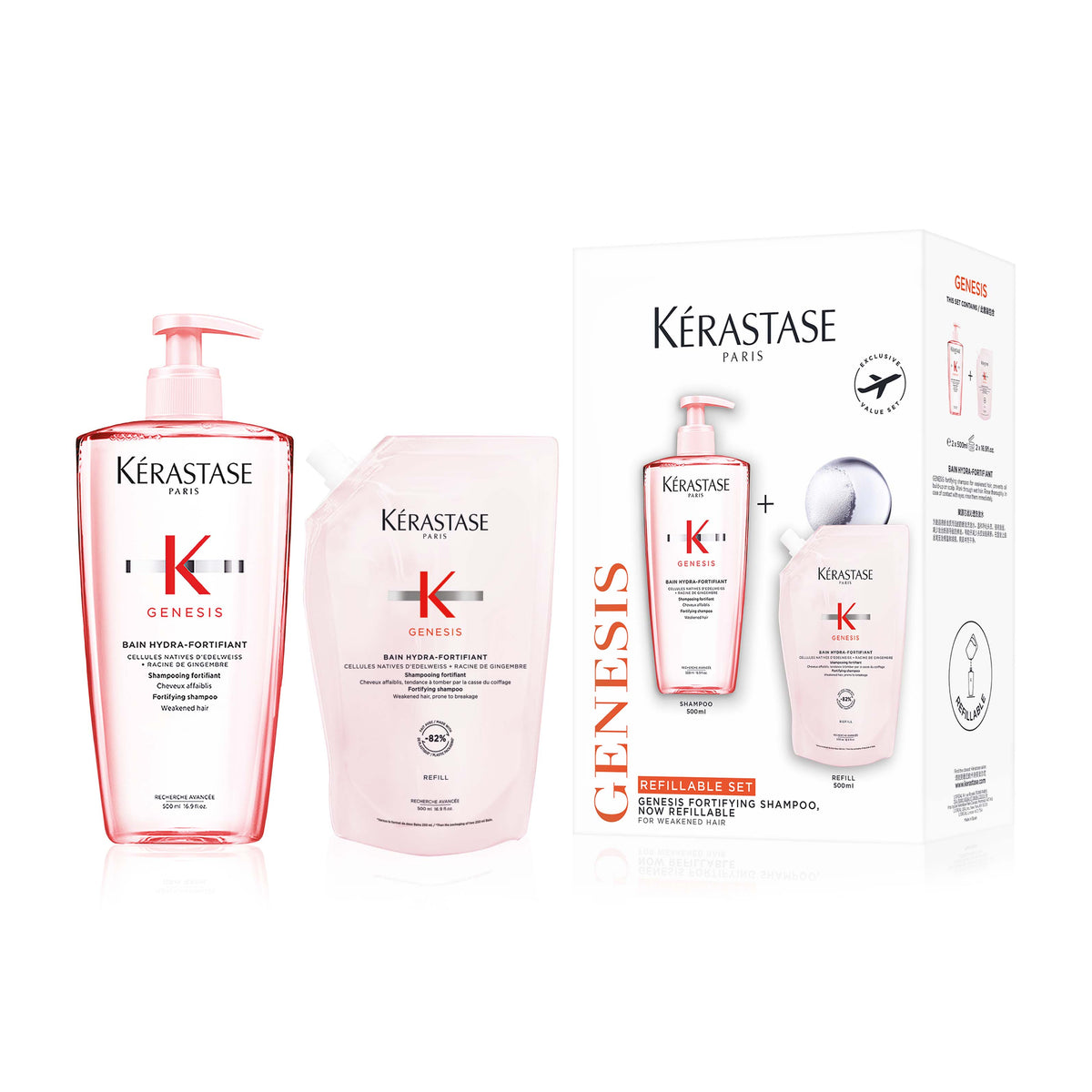 Kérastase Genesis 防掉髮輕盈浴髮乳套裝 500ml+500ml