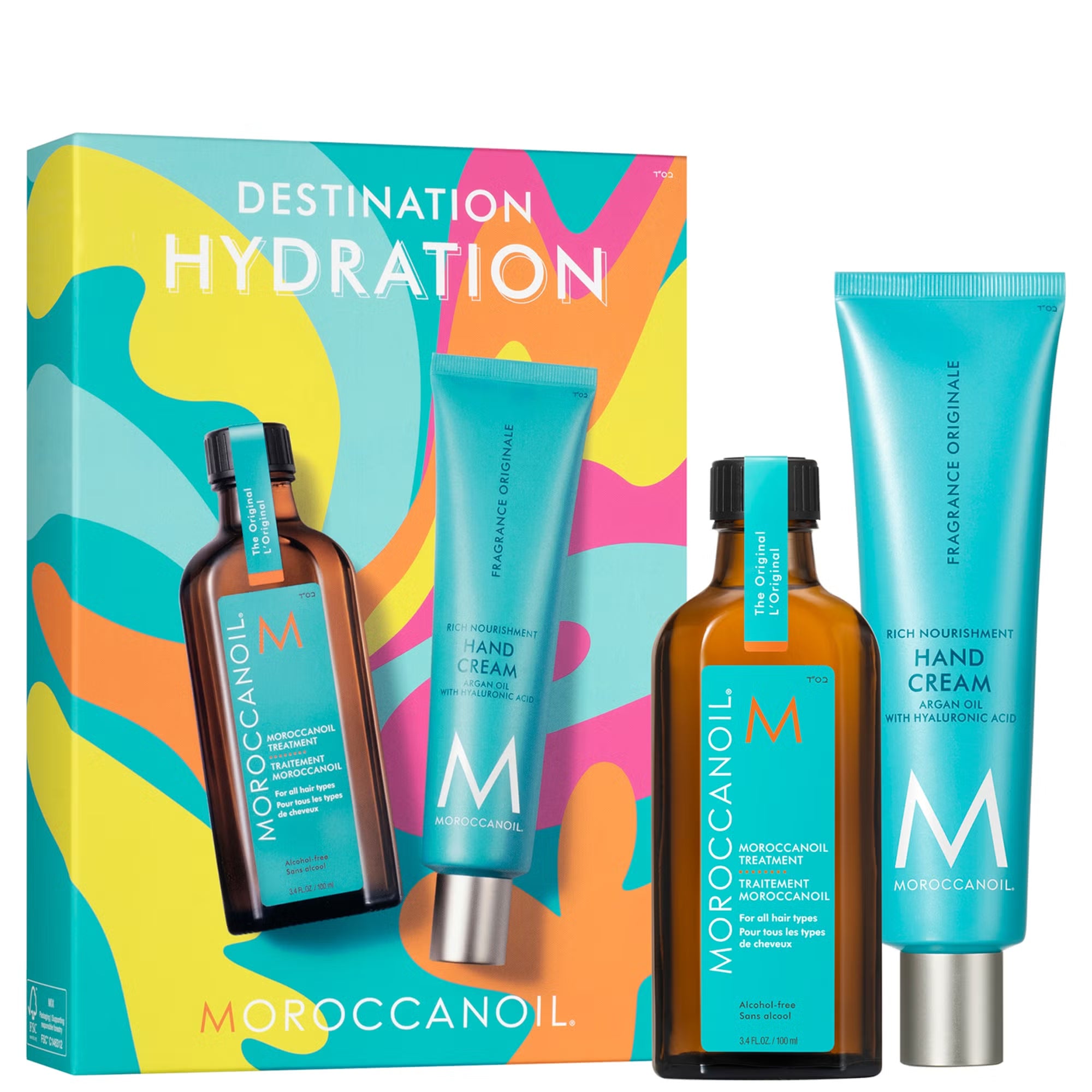Moroccanoil Destination Hydration 頭髮及手部護理套裝 100ml+100ml