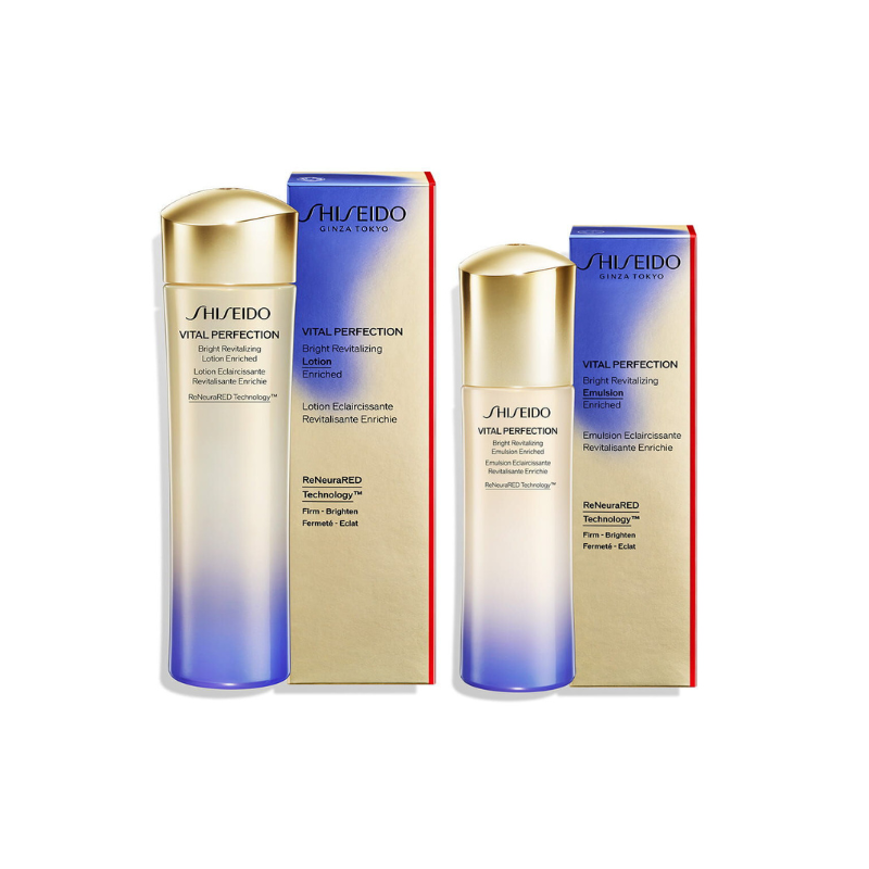 Shisedo VITAL PERFECTION 全效亮白賦活滋潤健膚水+乳液 150ml+100ml
