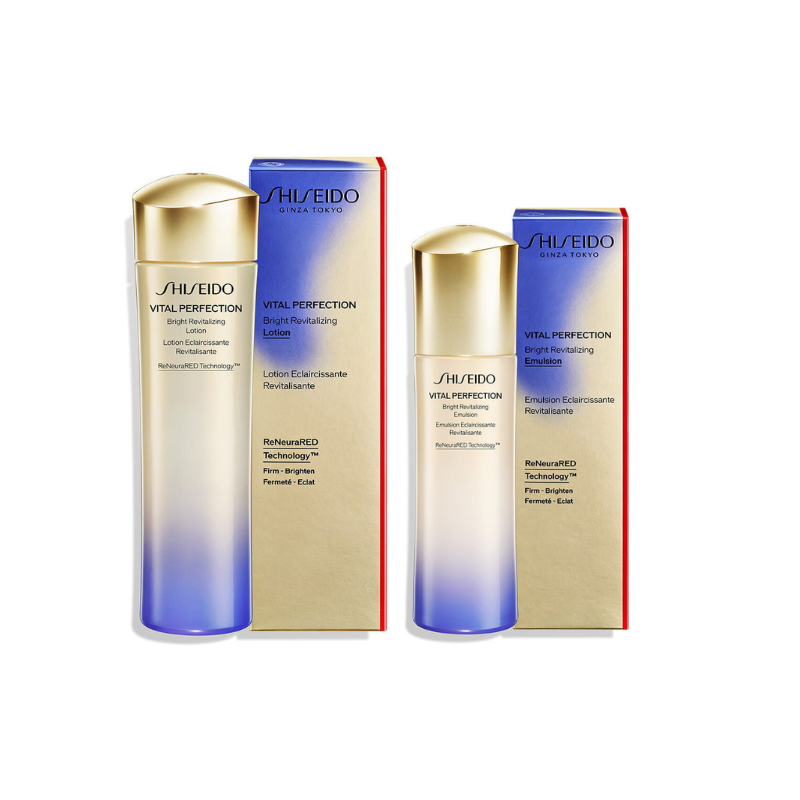 Shisedo VITAL PERFECTION 全效亮白賦活輕盈健膚水+乳液 150ml+100ml