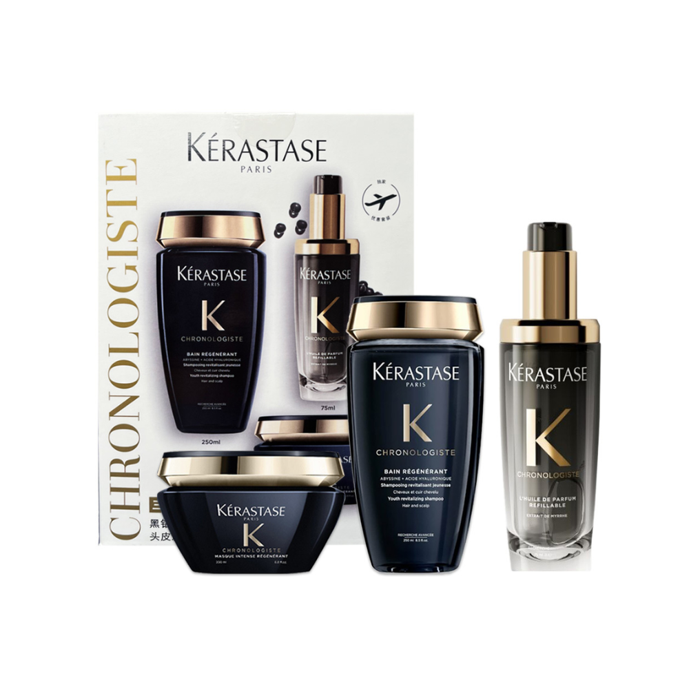 Kérastase Chronologiste Anti-Aging Hair Repair Set 250ml+200ml+75ml