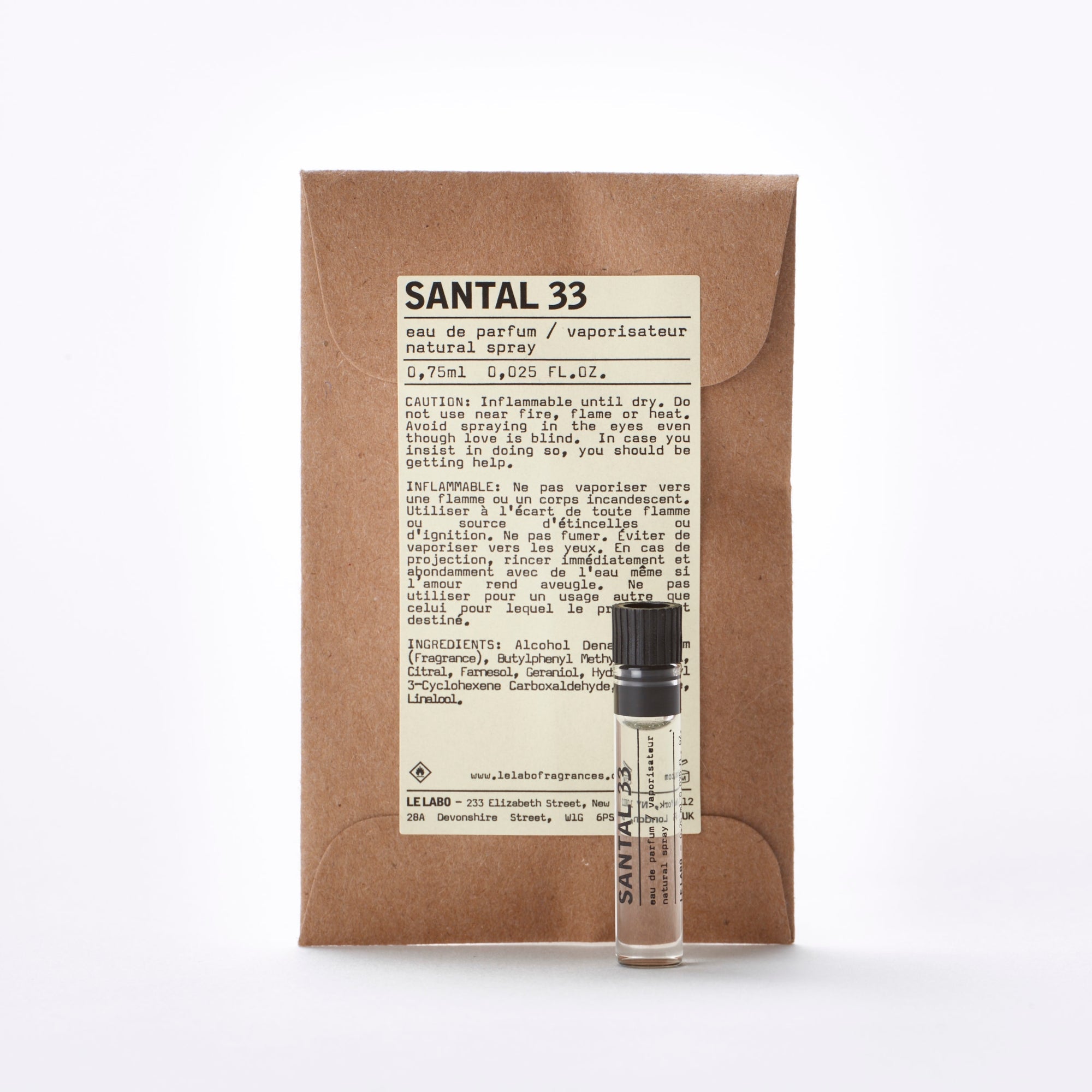 【臨期清貨】LE LABO 試管香水 0.75ml(香味可選)旅行裝