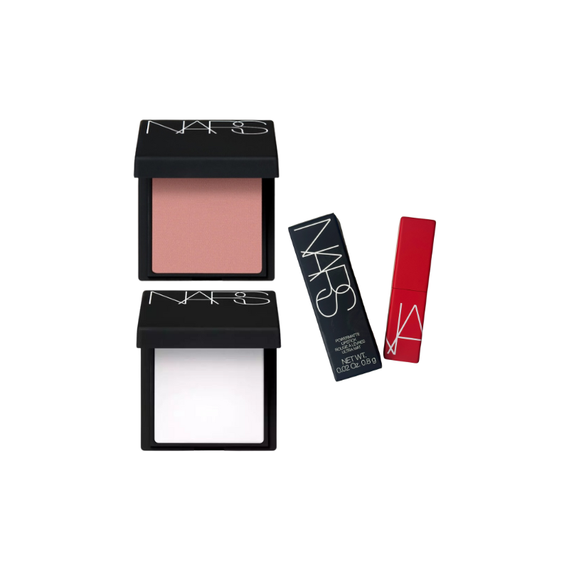 NARS sample three-piece set (little white cake + blush + lipstick)