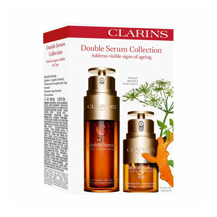 Clarins dual essence revitalizing set 50ml + 20ml