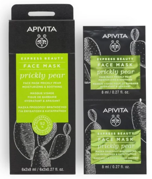 Apivita Cactus Moisturizing Mask 6x2x8ml 