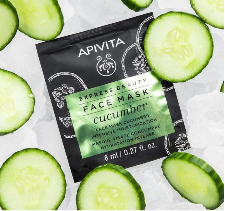 [Recent Clearance] Apivita Cucumber High-efficiency Moisturizing Mask 6x2x8ml [exp: 2504]