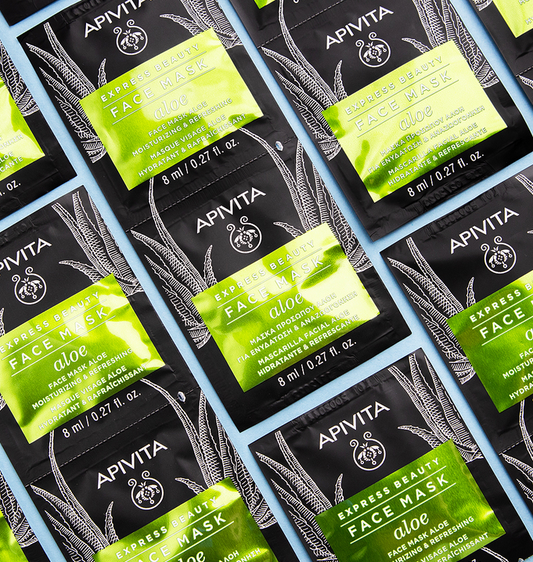 Recent clearance!!! Apivita Aloe Vera Moisturizing Refreshing Mask 6x2x8ml 