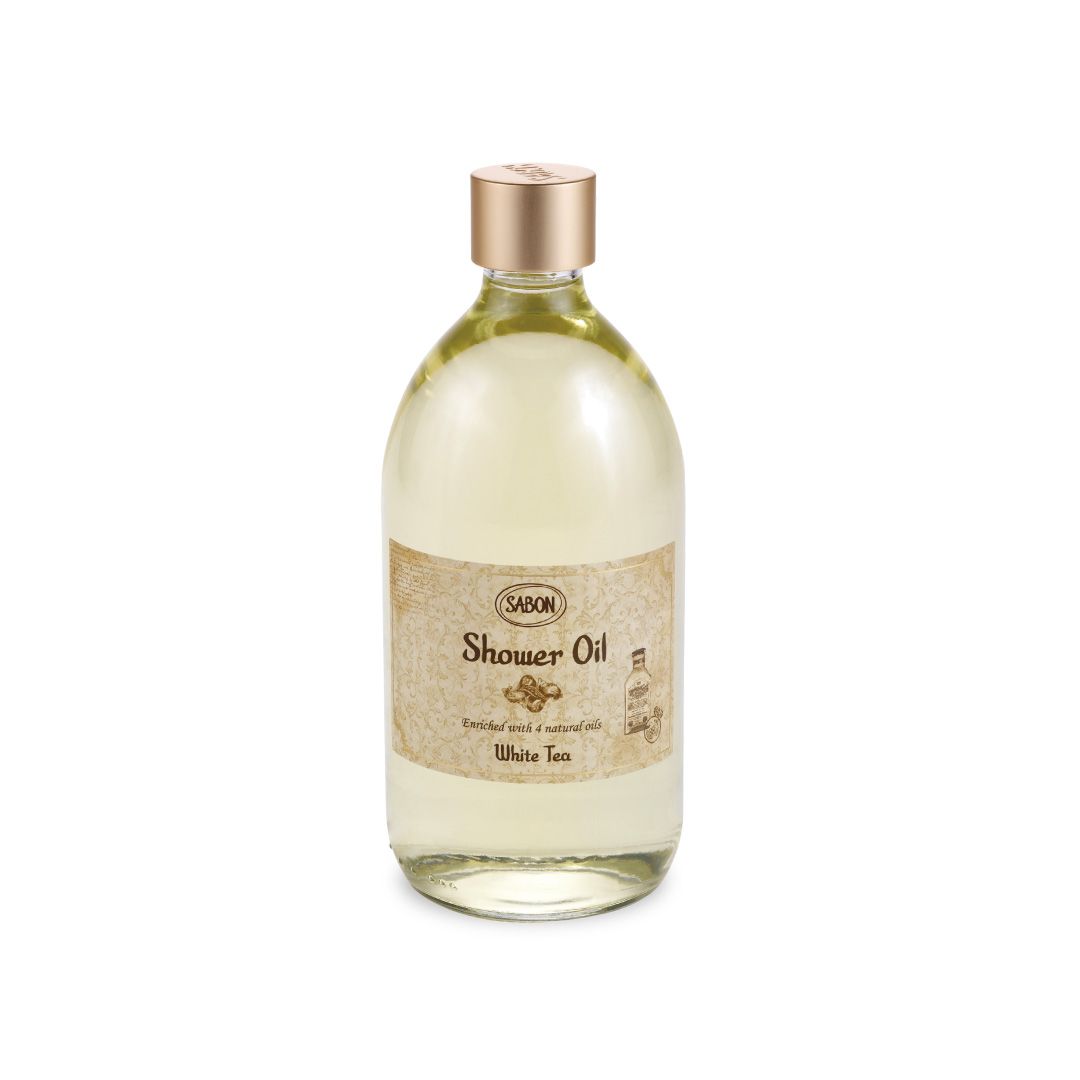 Sabon White Tea Softening Nourishing Shower Oil 500ml (various flavors available) 