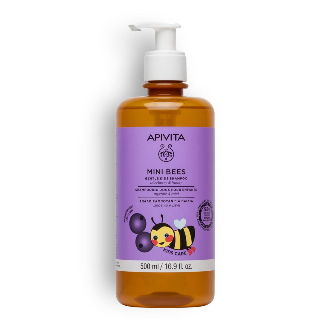 Apivita 藍莓蜂蜜兒童洗髮水 500ml
