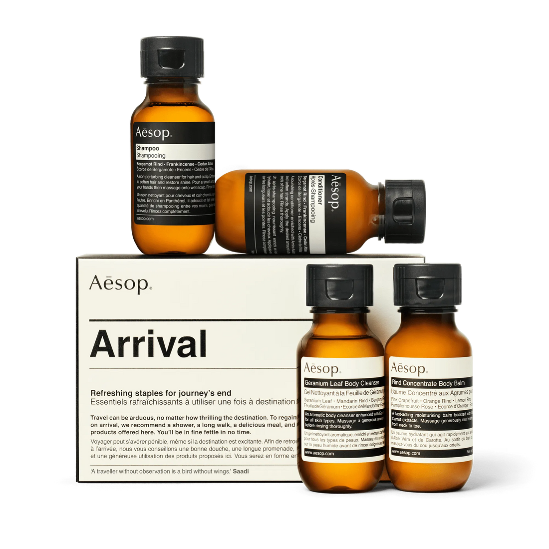Aesop Arrival Travel Shampoo &amp;amp; Conditioner Set 50ml*4