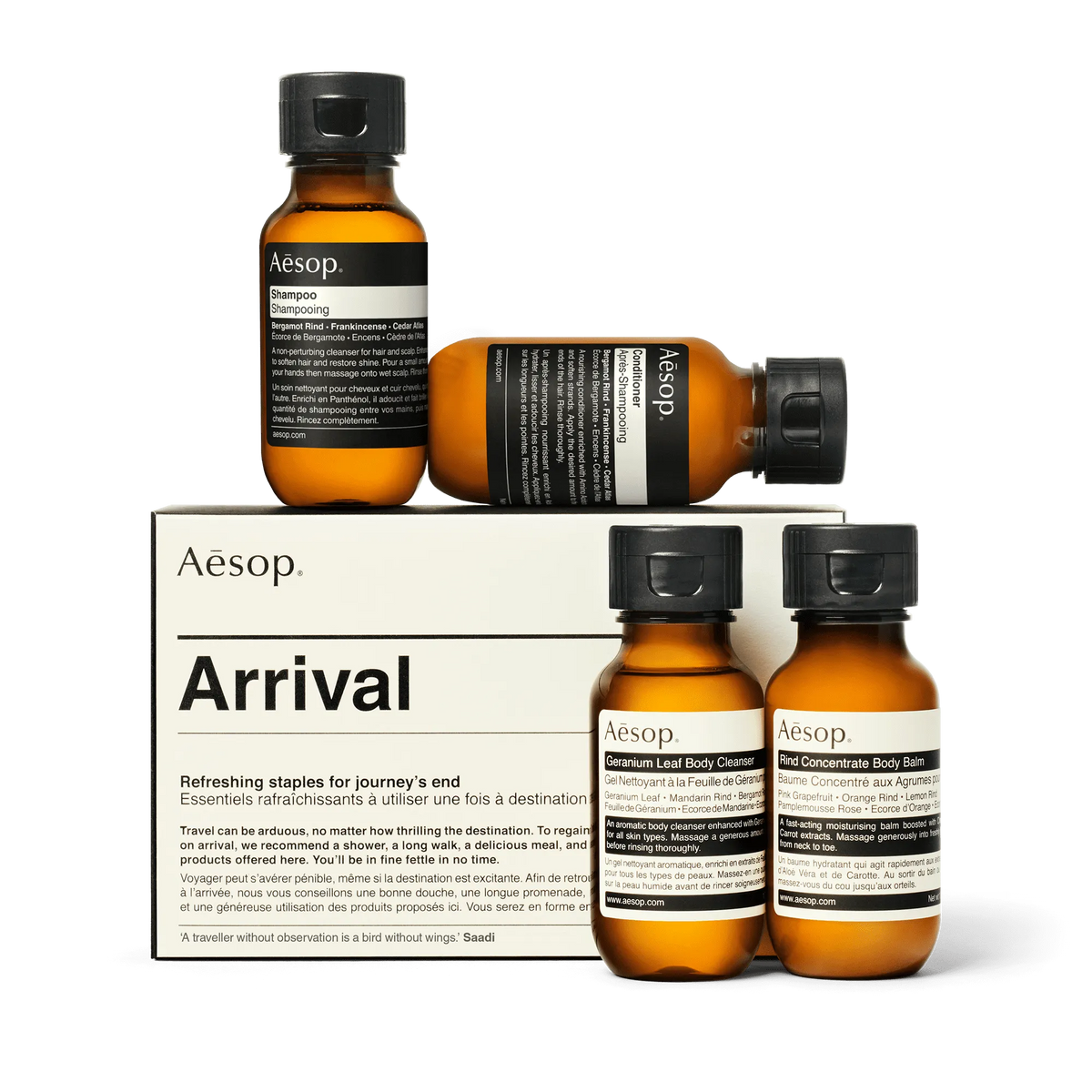 Aesop Arrival Travel Shampoo &amp;amp; Conditioner Set 50ml*4