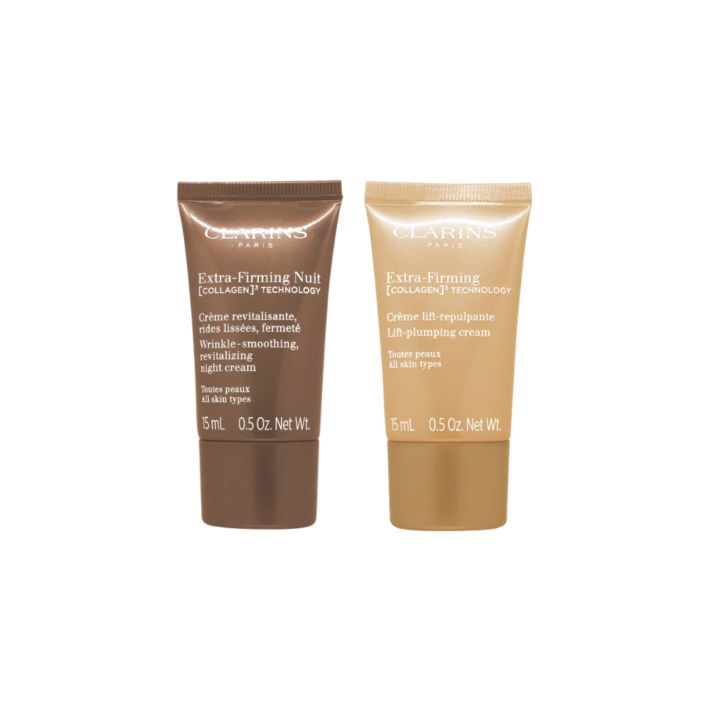 Clarins 煥顏緊緻日霜晚霜組合 15ml+15ml 旅行裝