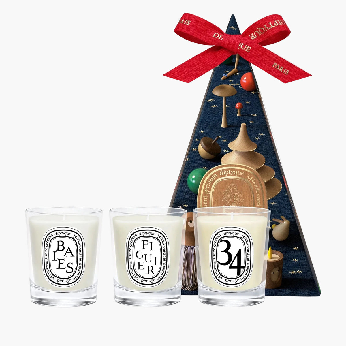 Diptyque 26年聖誕限定 迷你蠟燭驚喜套裝 35g*3