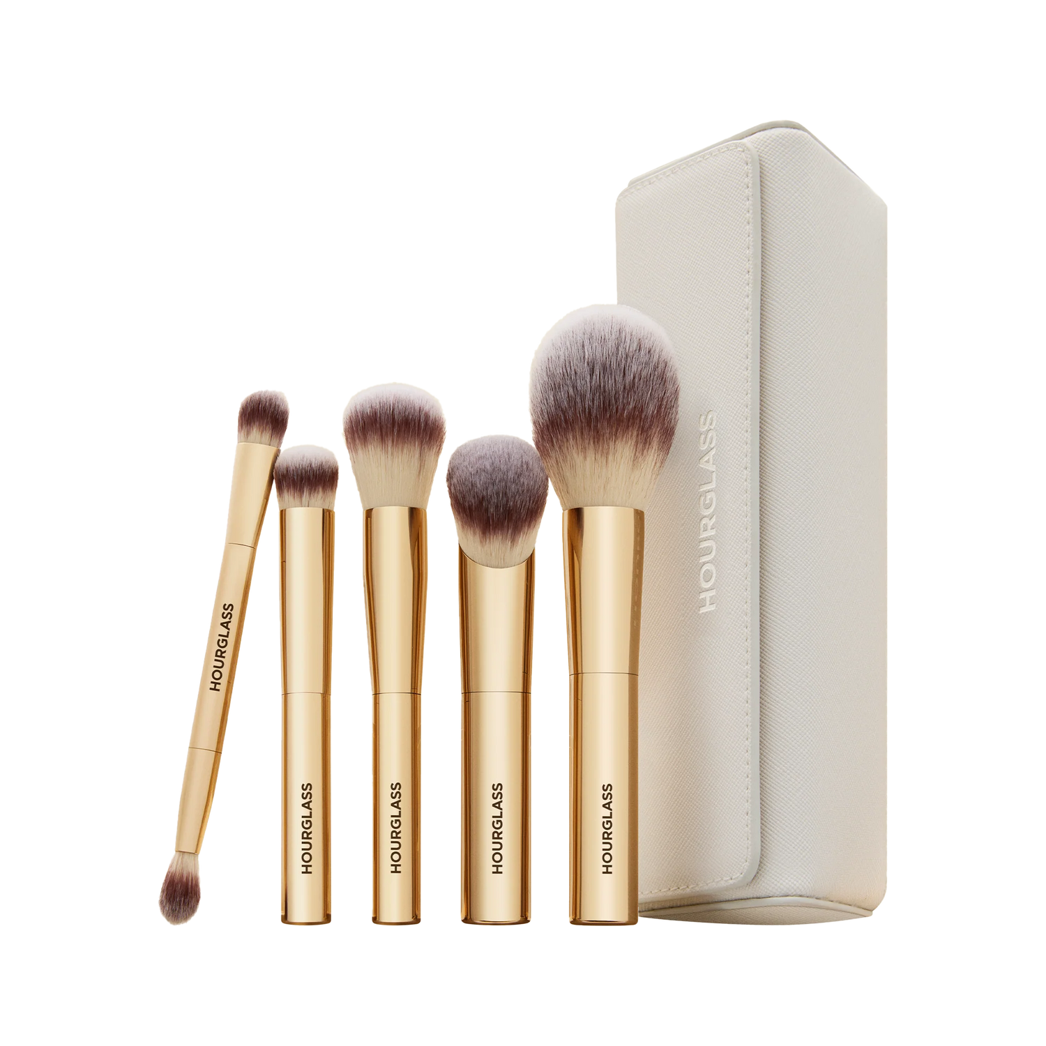 Hourglass Face and Eye Travel Brush Set