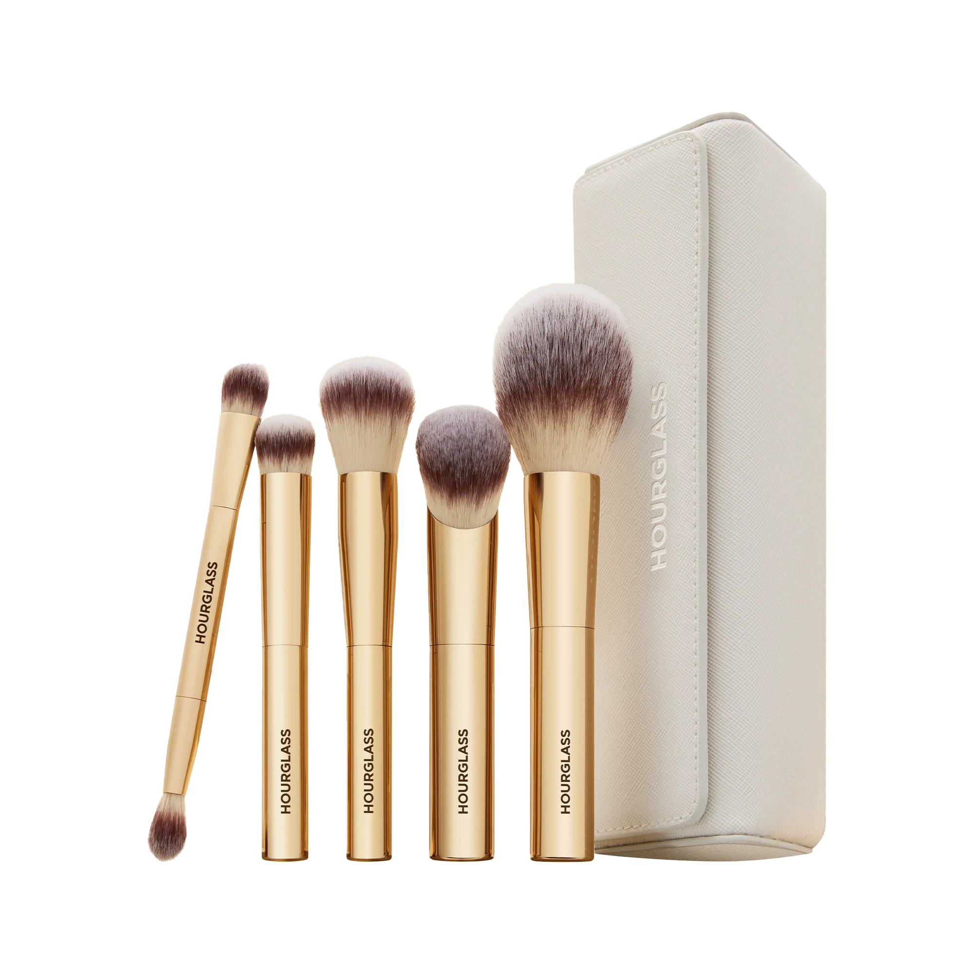 Hourglass Face and Eye Travel Brush Set