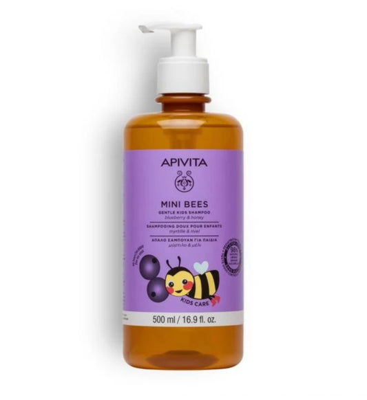 Apivita Mini Bees Blueberry Honey Children's Shampoo 500ml