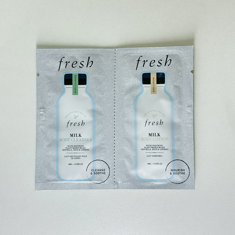 Fresh 沐浴露及身體乳2*4ml 旅行裝 5pcs