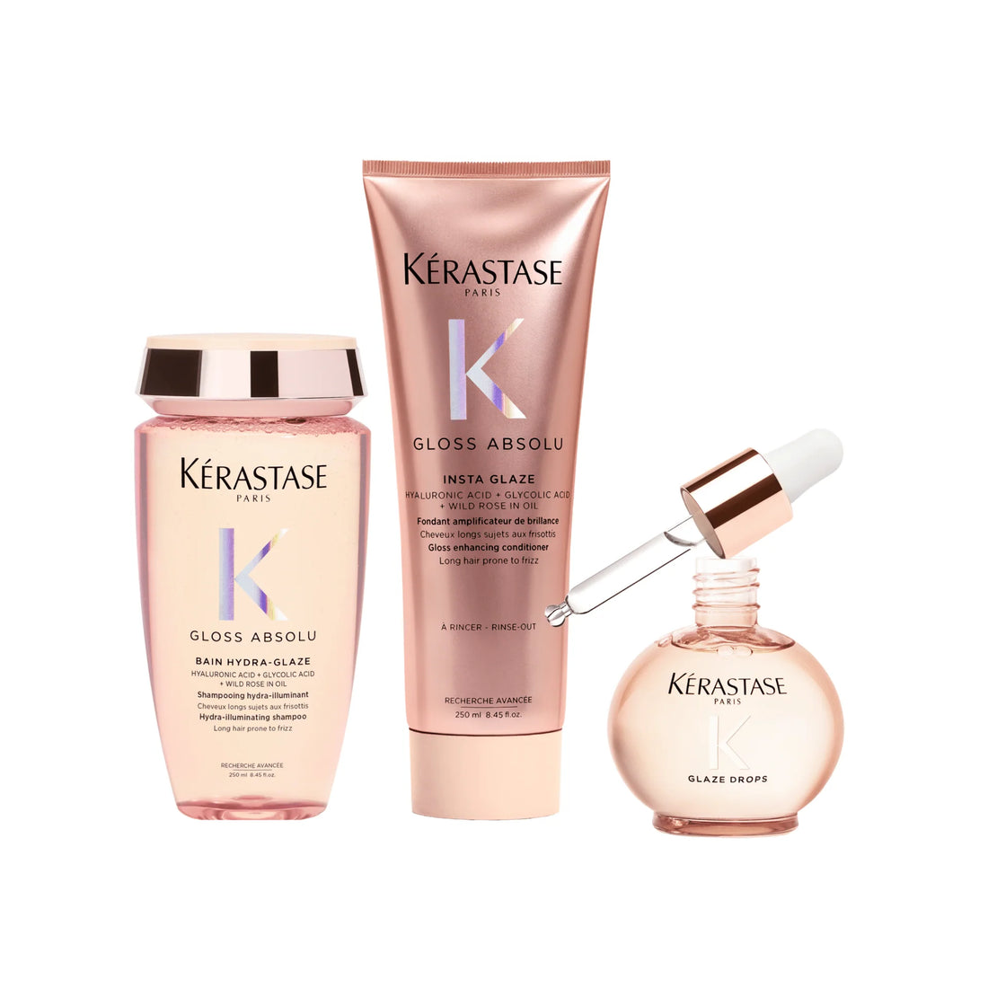 Kérastase Gloss Absolu 釉光玫瑰亮澤套裝 250ml+250ml+45ml