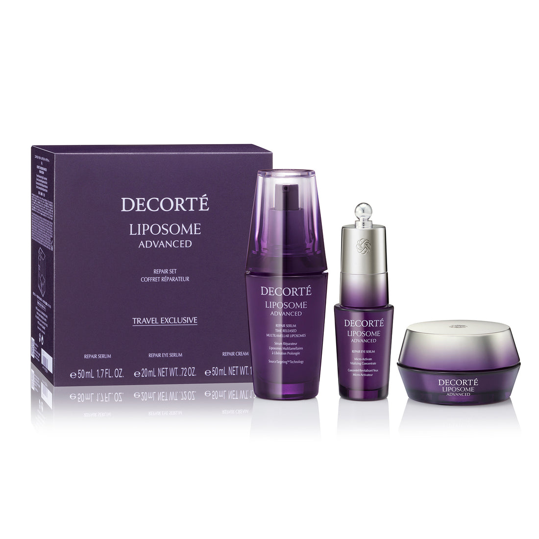 Decorte Liposome Advanced Repair Set 50ml+20ml+50g