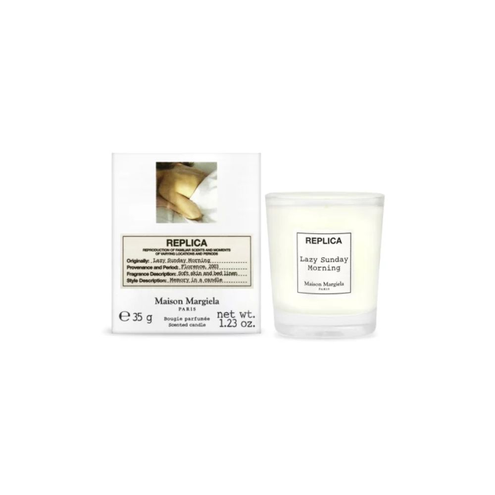 Maison Margiela Replica Lazy Sunday Morning scented candle 35g travel size