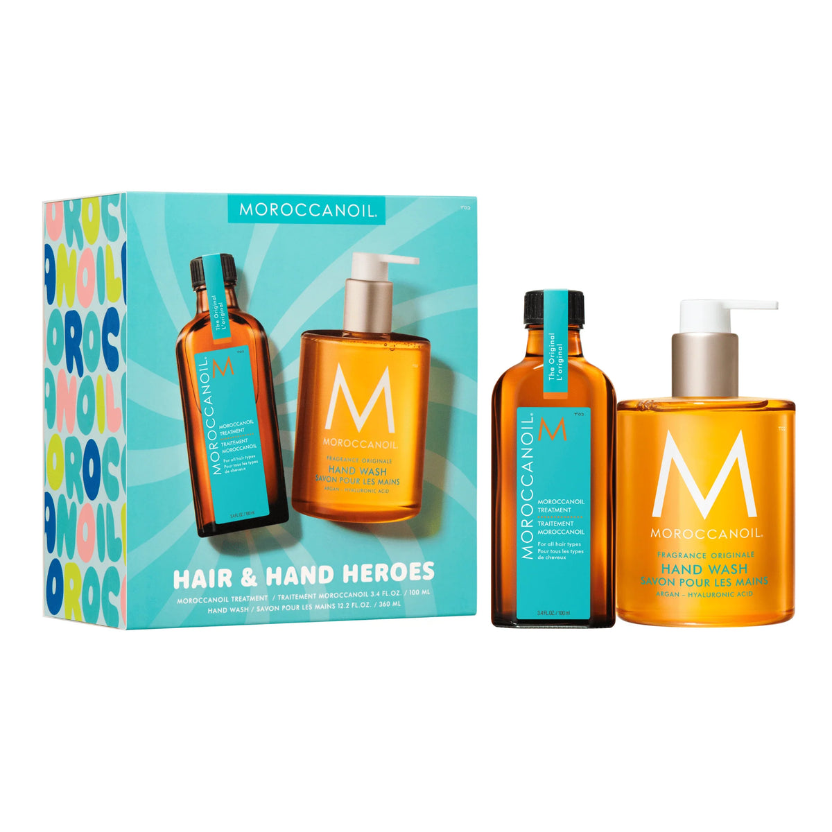 Moroccanoil Hair &amp; Hand Heroes 頭髮及手部護理套裝 100ml+360ml