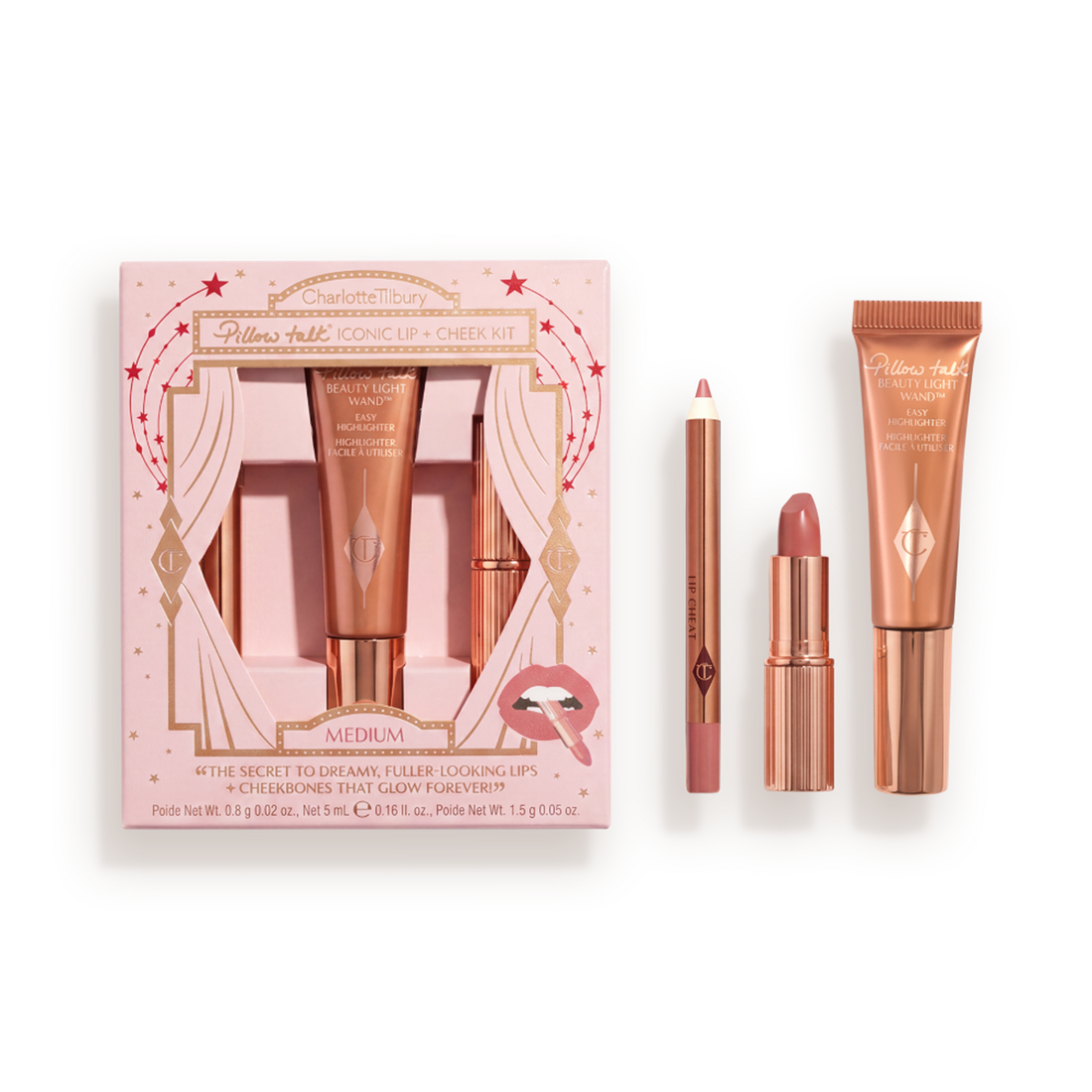 Charlotte Tilbury PILLOW TALK ICONIC LIP + CHEEK KIT
