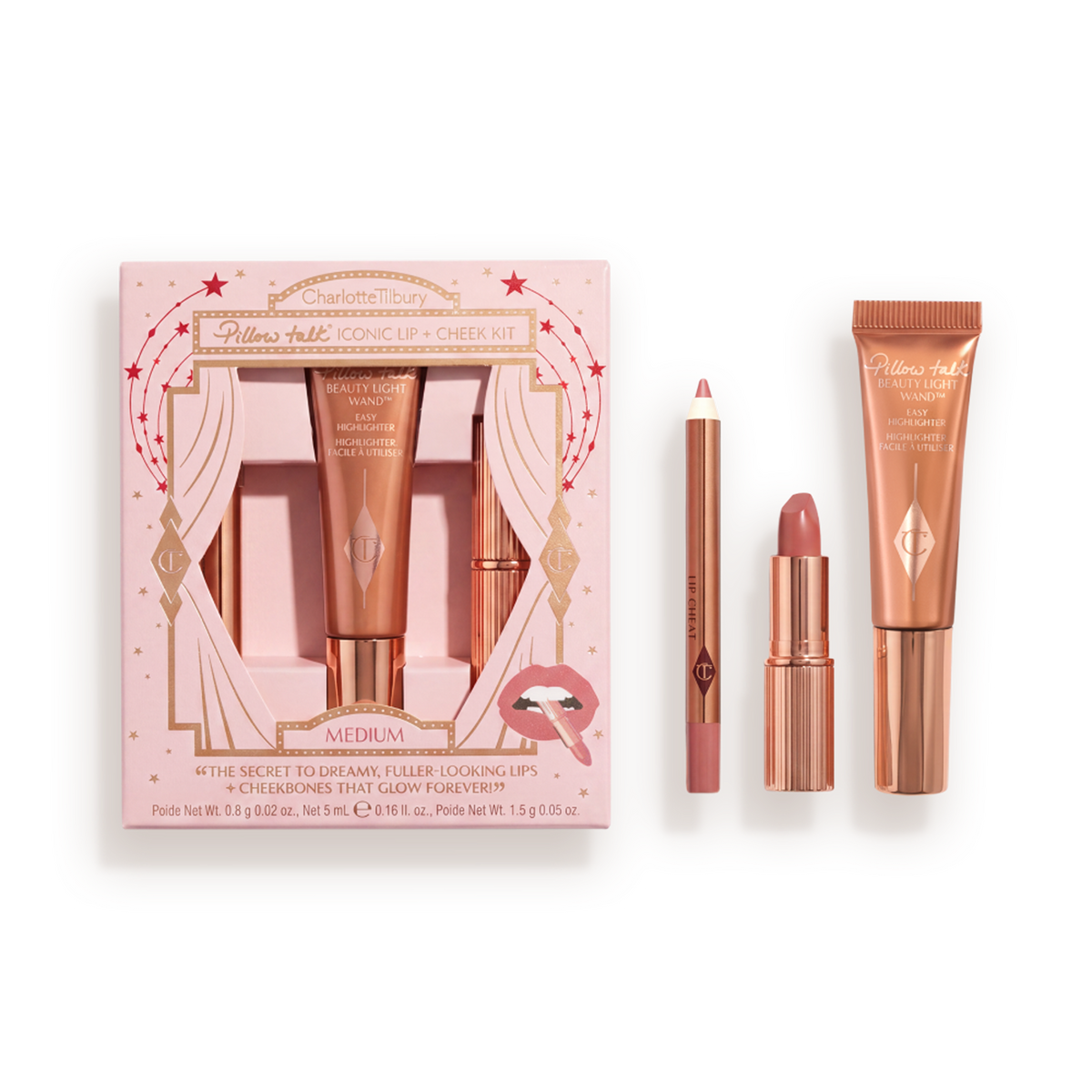 Charlotte Tilbury PILLOW TALK ICONIC LIP + CHEEK KIT