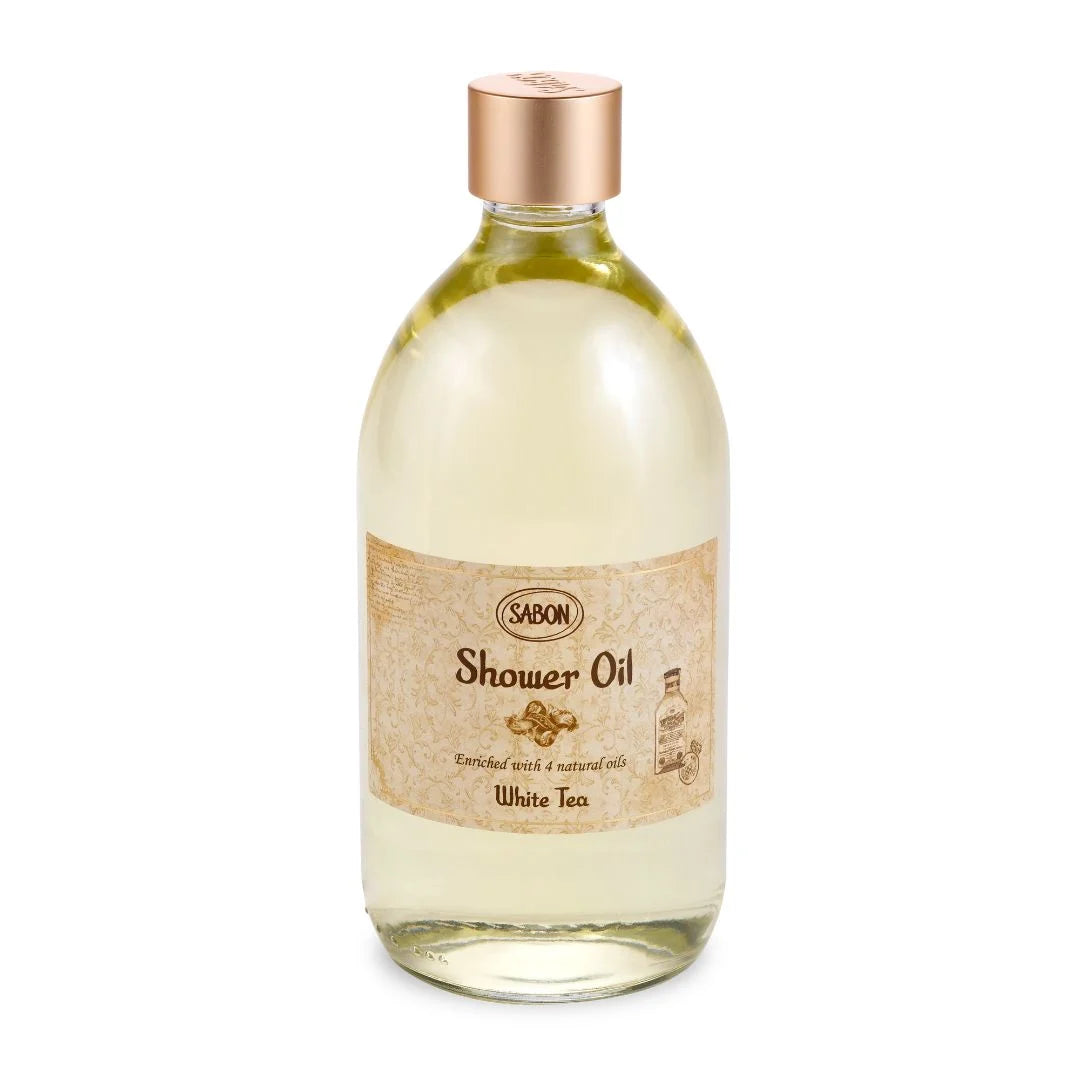 Sabon White Tea Softening Nourishing Shower Oil 500ml (various flavors available) 