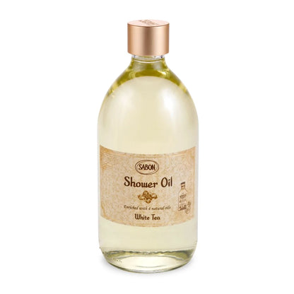 Sabon White Tea Softening Nourishing Shower Oil 500ml (various flavors available) 