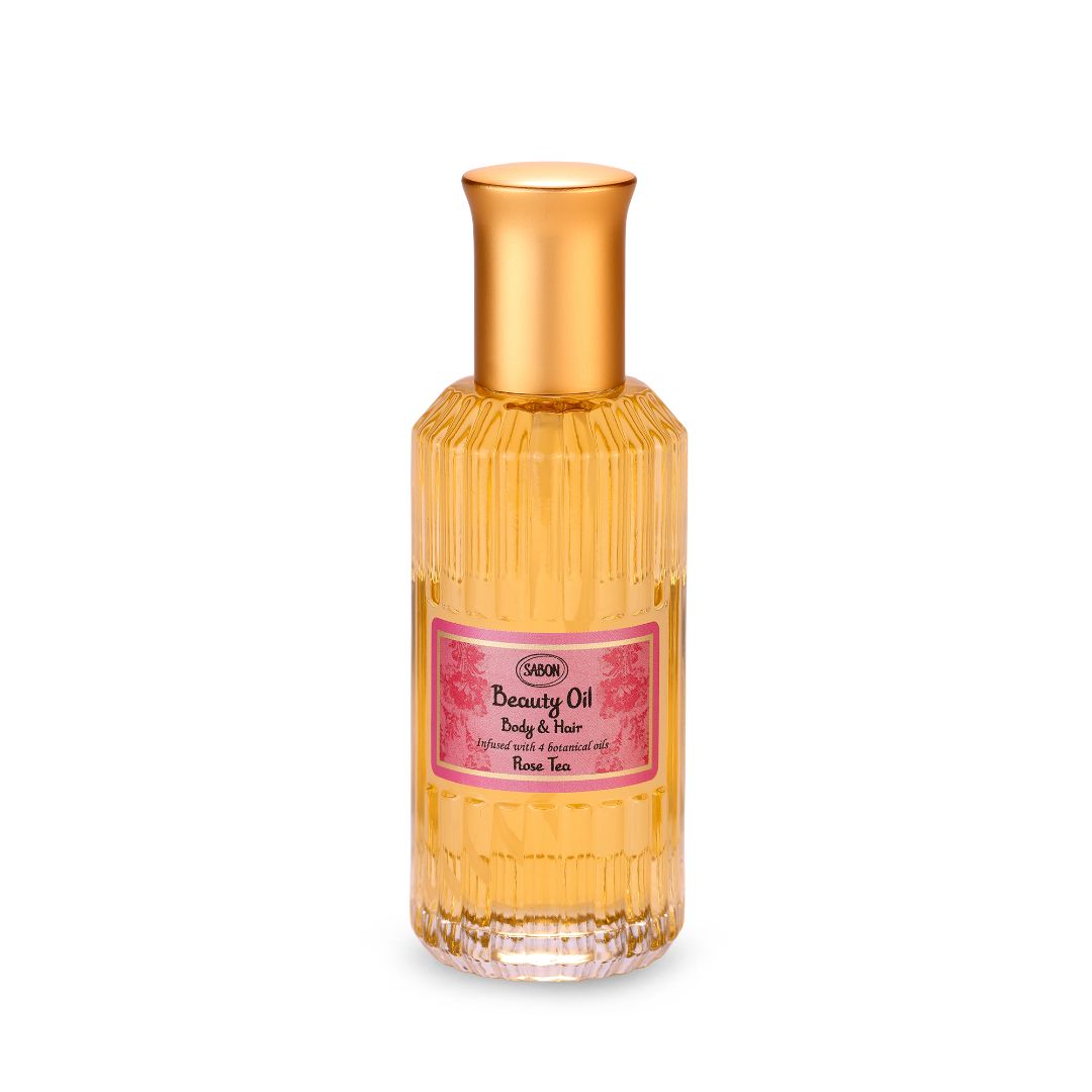 Sabon 玫瑰花茶雙重修護亮肌美髮油 100ml