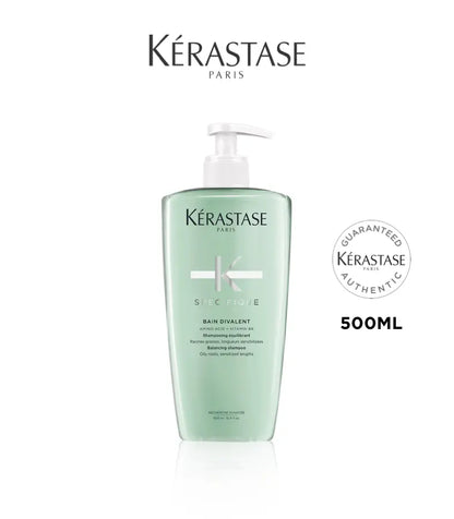 Kérastase BAIN DIVALENT Oily Scalp Bath and Hair Cream (500ml/1000ml)