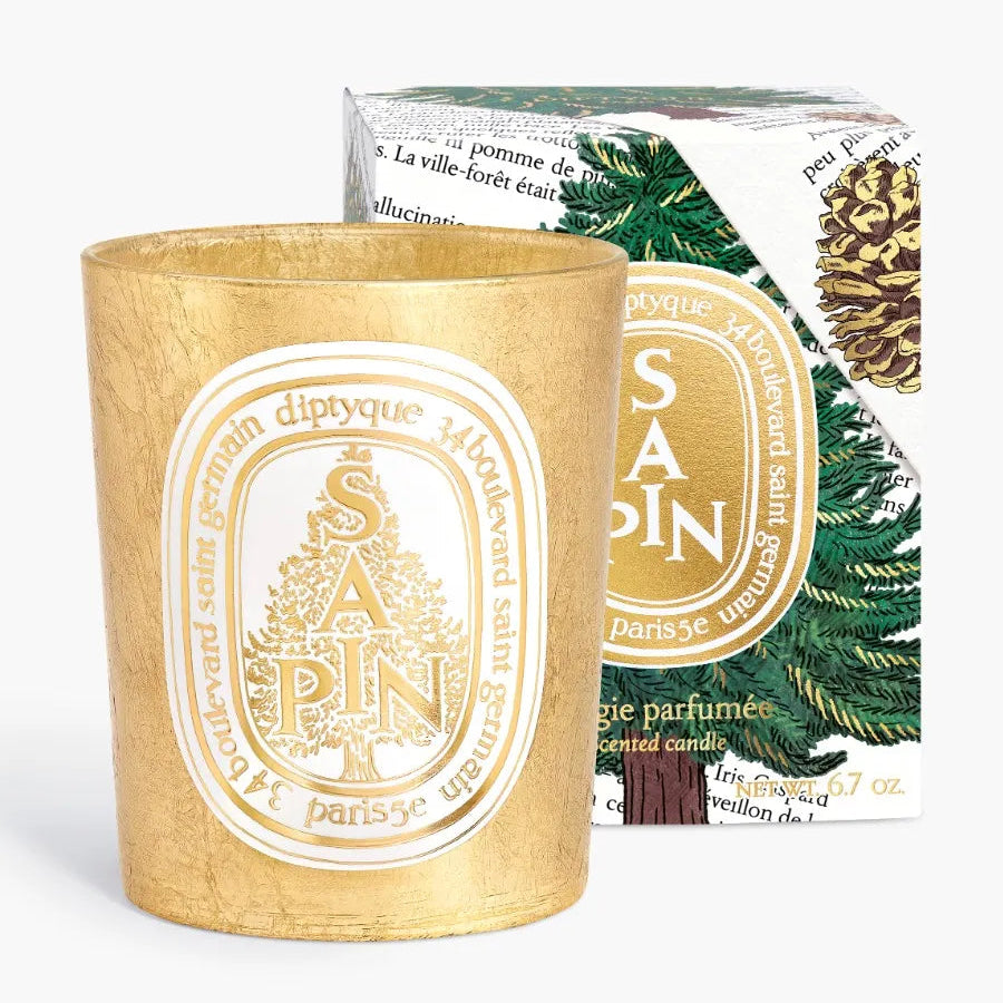 Diptyque 25年聖誕限定 Sapin(冷杉) 香氛蠟燭（190g/70g）