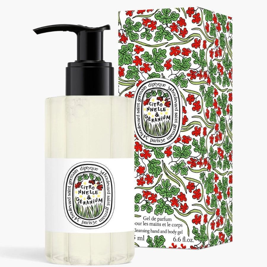 Diptyque 檸檬草和天竺葵 潔手及沐浴啫喱 200ml