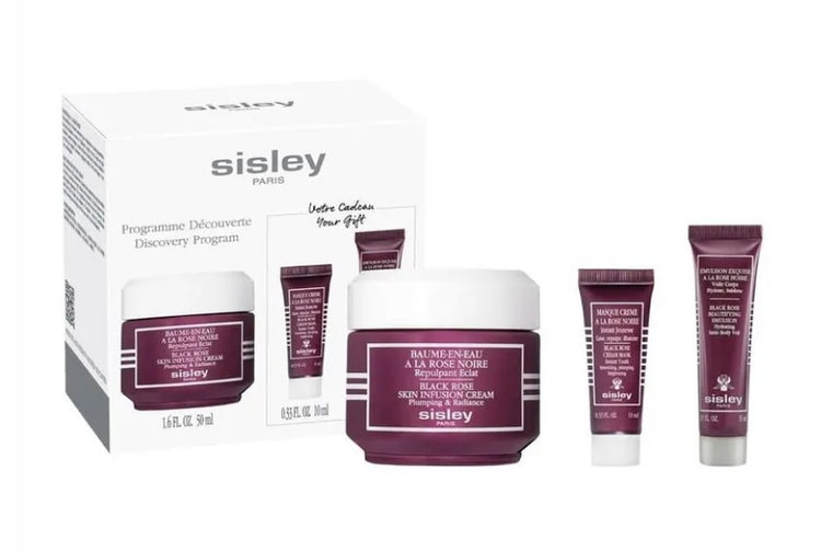 Sisley Black Rose Revitalizing Essence Cream Set (50mlx10mlx15ml)